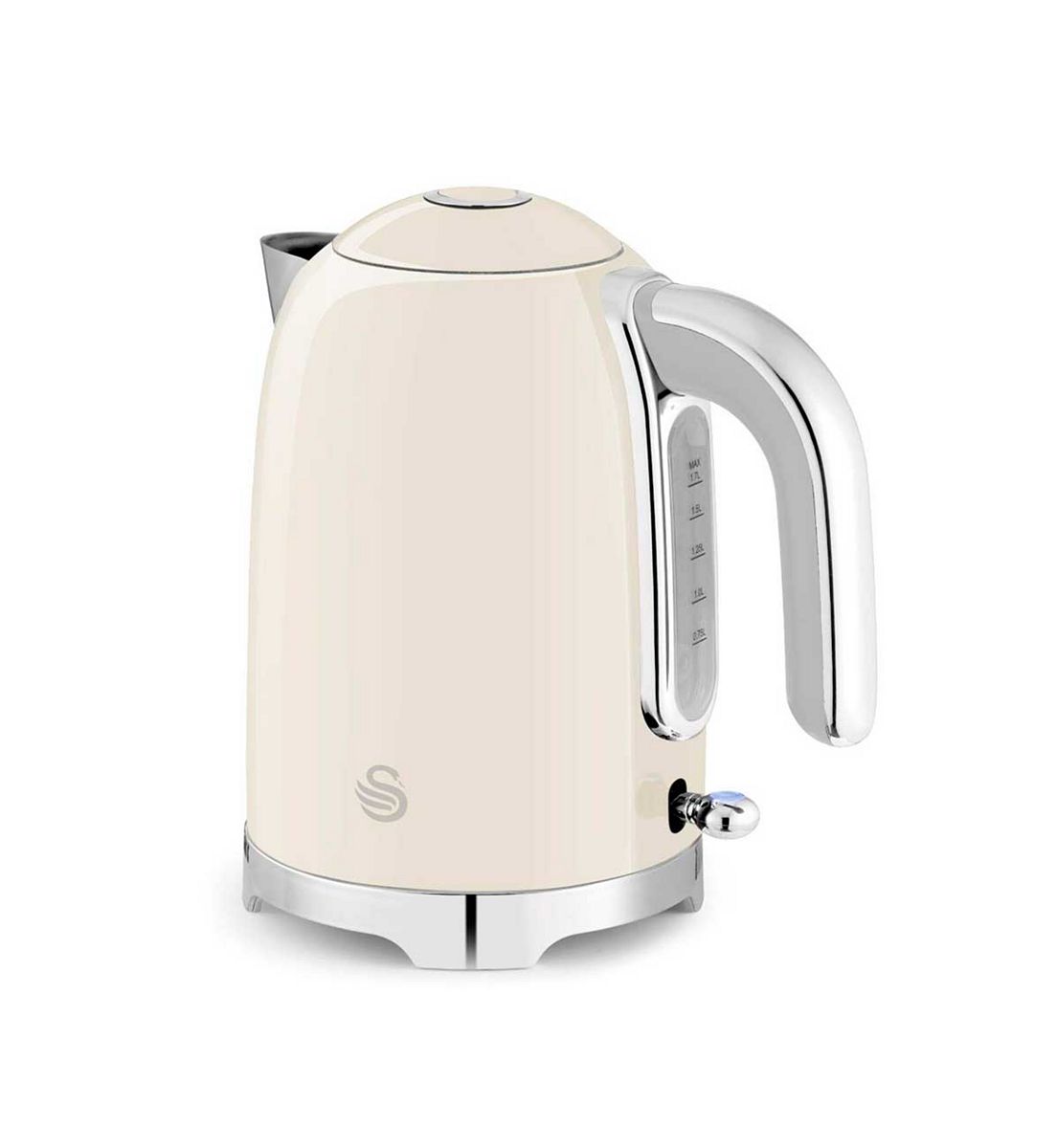 Swan Solace 1.7L Stainless Steel Jug Kettle Cream